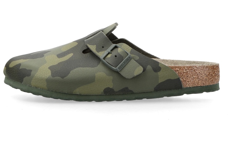 Buy Birkenstock Boston Birko-Flor Desert Soil Warna Hijau Camo 1023211