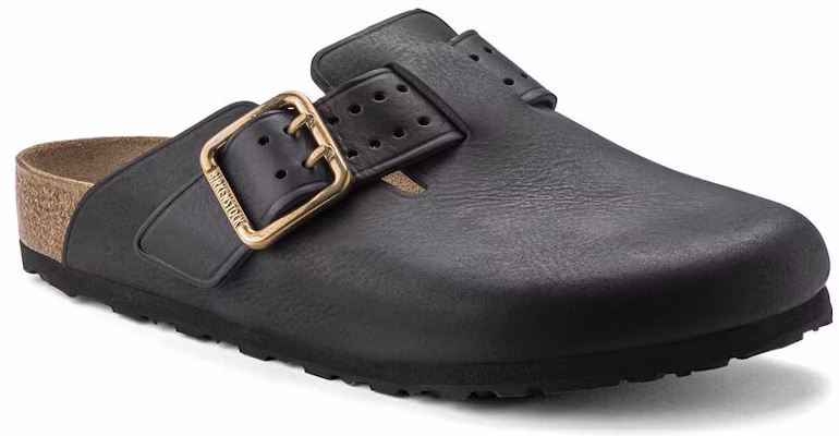 Birkenstock Boston Bold Leather Black 1022577 Order Birkenstock Boston Bold Leather Black 1022577
