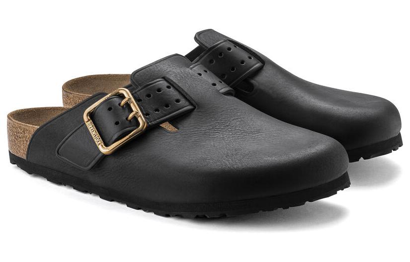 Lookbook Birkenstock Boston Kulit Hitam Berani 1022577