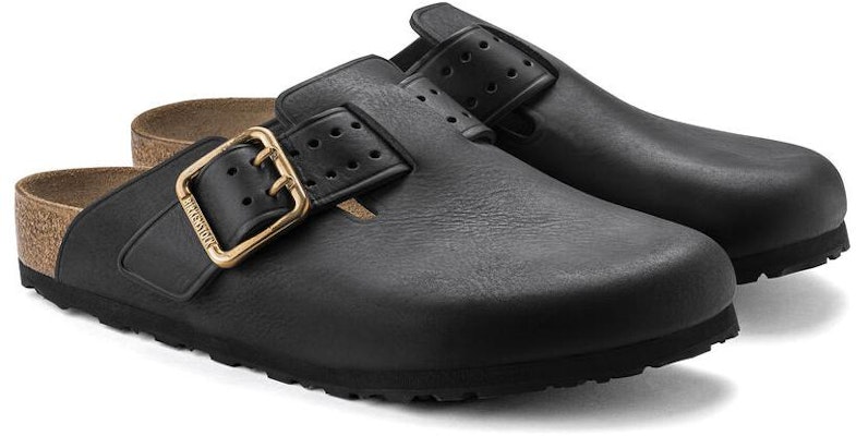 Birkenstock Boston Bold Leather Black 1022577 Lookbook Birkenstock Boston Bold Leather Black 1022577