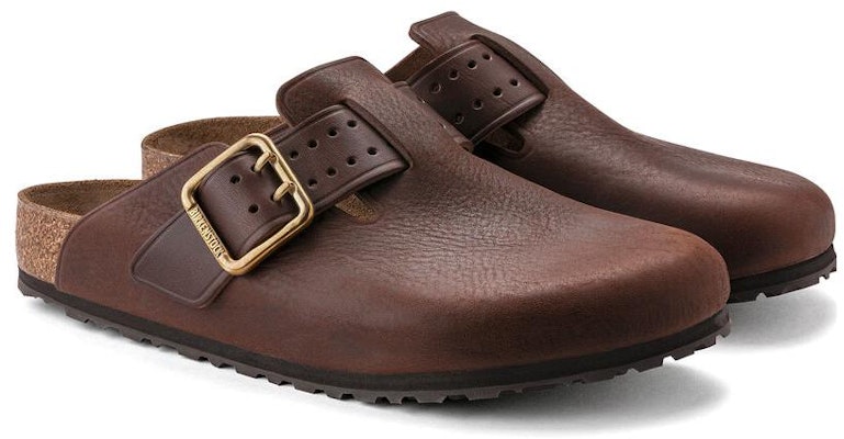 Birkenstock Boston 鲜肉色天然皮革凉鞋 1022589 Lookbook Birkenstock Boston 鲜肉色天然皮革凉鞋 1022589