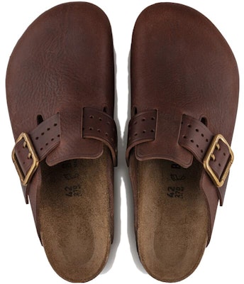 Birkenstock Boston 鲜肉色天然皮革凉鞋 1022589 Shop Birkenstock Boston 鲜肉色天然皮革凉鞋 1022589