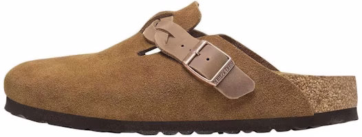 Birkenstock Boston Braided Suede Leather Narrow 'Mink' 1026713 Birkenstock Boston Braided Suede Leather Narrow 'Mink' 1026713