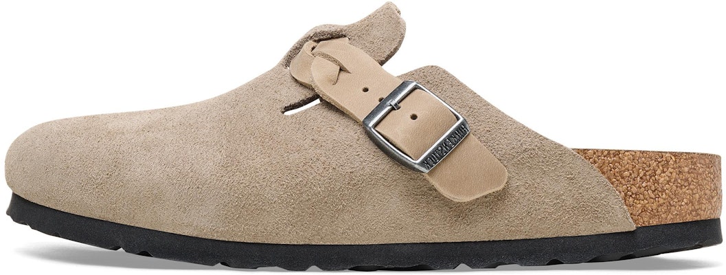 Birkenstock Boston Tali Bersaiz Suede Taupe 1026667 Buy Birkenstock Boston Tali Bersaiz Suede Taupe 1026667