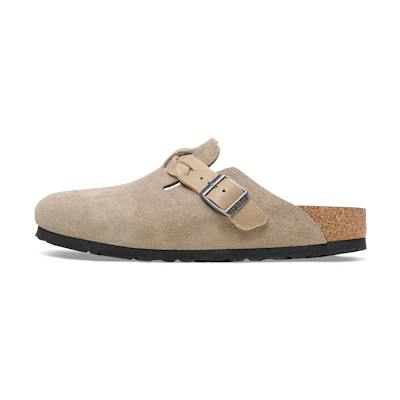Birkenstock Boston Braided Suede Taupe