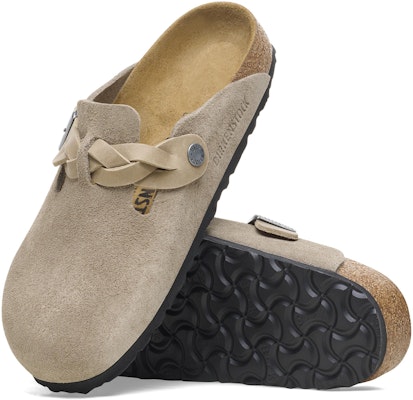 Birkenstock Boston Tali Bersaiz Suede Taupe 1026667 Purchase Birkenstock Boston Tali Bersaiz Suede Taupe 1026667