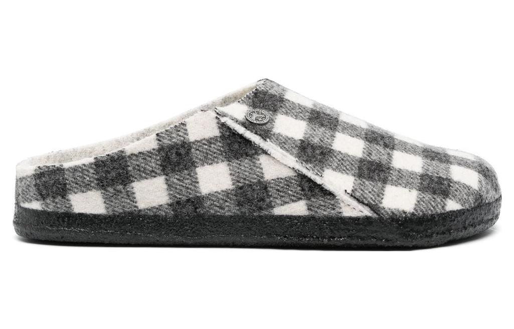 Birkenstock Zermatt Shearling Wool Felt Plaid White 'Multi' 圖 2