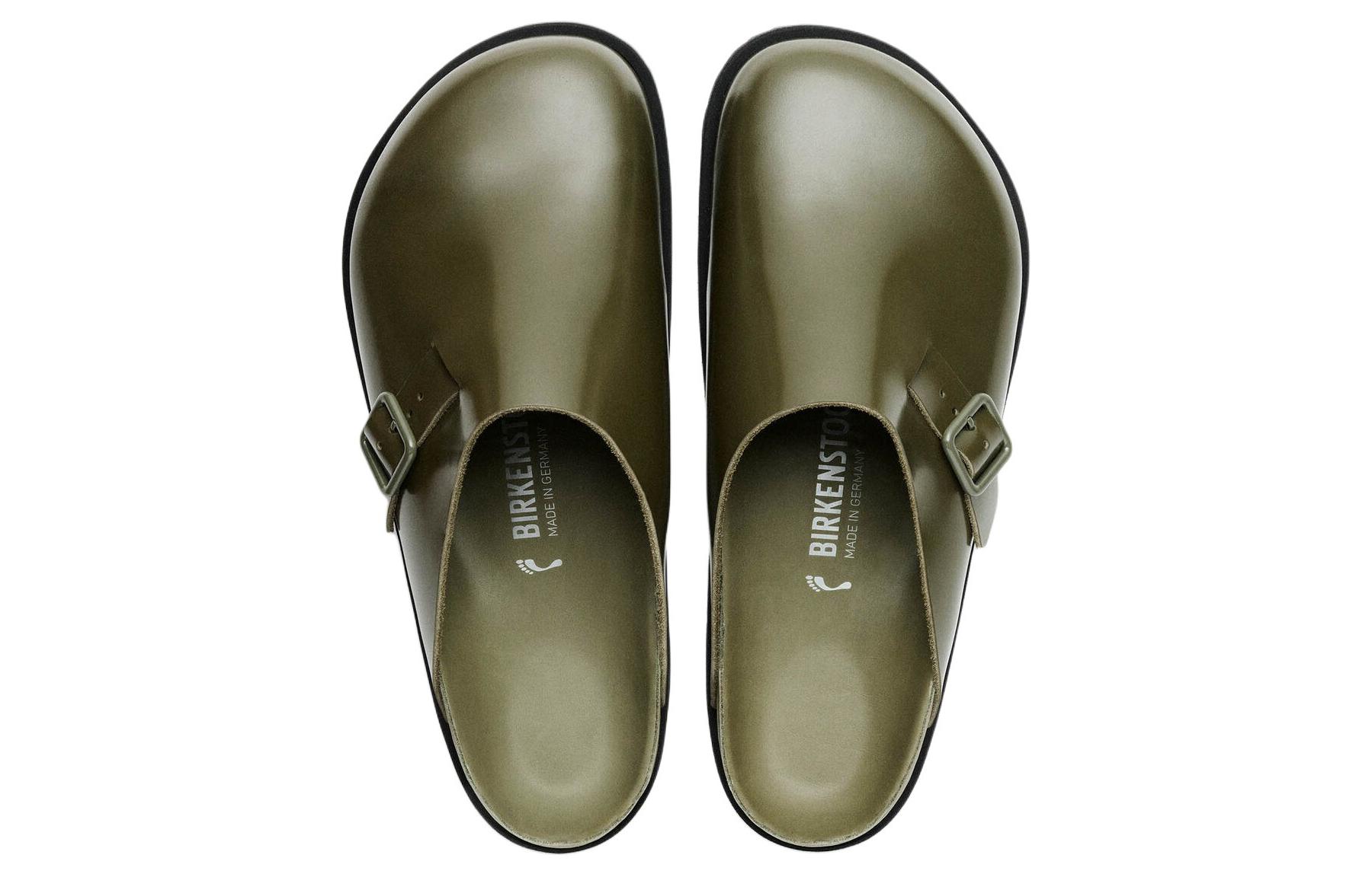 Birkenstock Boston Clog 'Green Leather' 圖 3