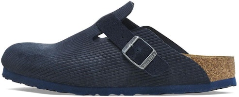 Birkenstock Boston Embossed Corduroy Suede Midnight 1026108/1026137 Birkenstock Boston Embossed Corduroy Suede Midnight 1026108/1026137