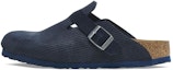 Buy Birkenstock Boston Embossed Corduroy Suede Midnight Lelaki/Wanita 1026108/1026137