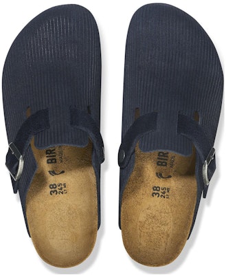 Birkenstock Boston Embossed Corduroy Suede Midnight 1026108/1026137 Shop Birkenstock Boston Embossed Corduroy Suede Midnight 1026108/1026137