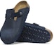 Purchase Birkenstock Boston Embossed Corduroy Suede Midnight Lelaki/Wanita 1026108/1026137