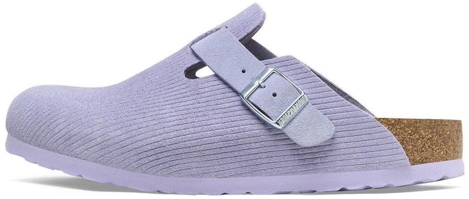 Birkenstock Boston Embossed Corduroy Suede Purple Fog 1026136/1026126 Buy Birkenstock Boston Embossed Corduroy Suede Purple Fog 1026136/1026126