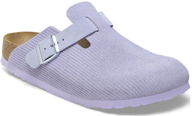 Birkenstock Boston Embossed Corduroy Suede Purple Fog 1026136/1026126 Order Birkenstock Boston Embossed Corduroy Suede Purple Fog 1026136/1026126