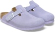 Lookbook Birkenstock Boston Corduroy Suede Ungu Kabus. 1026136/1026126