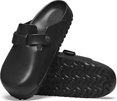 Birkenstock EVA 時尚簡約 包頭拖鞋 女款 黑色 窄版 Purchase Birkenstock EVA 時尚簡約 包頭拖鞋 女款 黑色 窄版