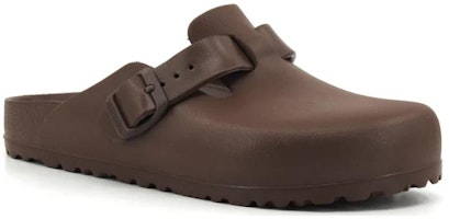 勃肯 皮革 潮流百搭 套腳 包頭拖鞋 女款 深棕色 Order 勃肯 皮革 潮流百搭 套腳 包頭拖鞋 女款 深棕色