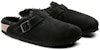 Birkenstock Boston Fur Reguler 0259881 'Kulit Suede Hitam' 0259881/0259883