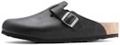 Birkenstock Boston Grip Kulit Asli 'Vintage Wood Black' 1023458