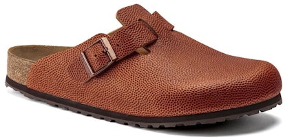 Birkenstock Boston Horween Kulit Embossed Asli 'Ginger Brown' 1022371 Order Birkenstock Boston Horween Kulit Embossed Asli 'Ginger Brown' 1022371