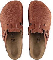 Birkenstock Boston Horween Kulit Embossed Asli 'Ginger Brown' 1022371 Shop Birkenstock Boston Horween Kulit Embossed Asli 'Ginger Brown' 1022371
