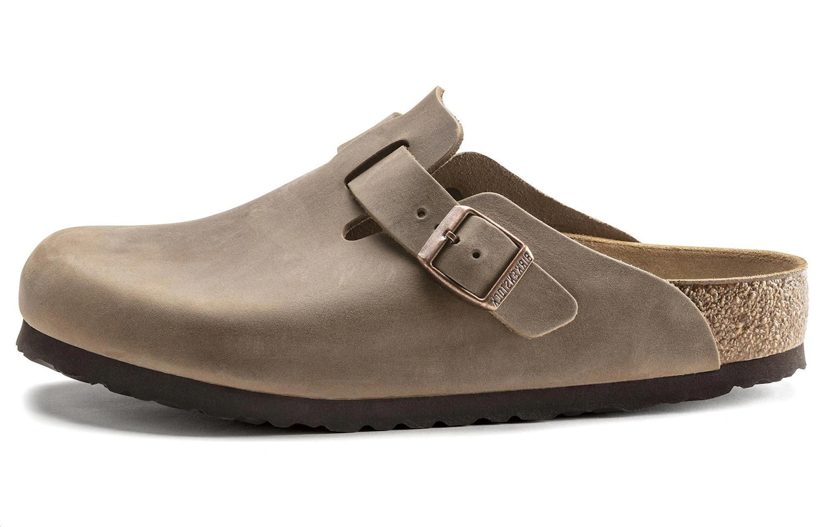 Birkenstock Boston Narrow 0960813 'Oiled Leather Tobacco Brown'