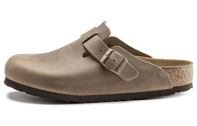 Birkenstock Boston Narrow 0960813 'Oiled Leather Tobacco Brown'