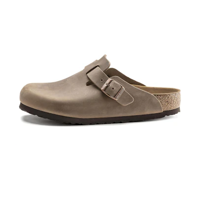 Birkenstock Boston Narrow 0960813 'Oiled Leather Tobacco Brown'