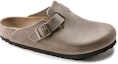 Lookbook Birkenstock Boston Narrow 0960813 'Kulit Minyak Coklat Tembakau'. 0960811/0960813