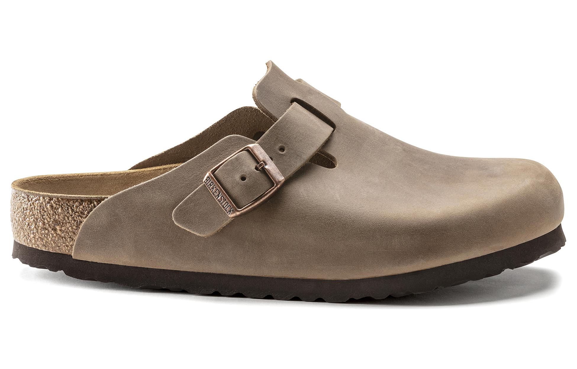 Lookbook Birkenstock Boston Schmal 0960813 ''Geöltes Leder Tabakbraun'' 0960811/0960813