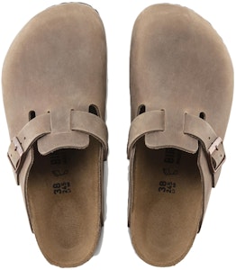 Birkenstock 皮革 包頭拖鞋 男女同款 棕色 窄版 Purchase Birkenstock 皮革 包頭拖鞋 男女同款 棕色 窄版