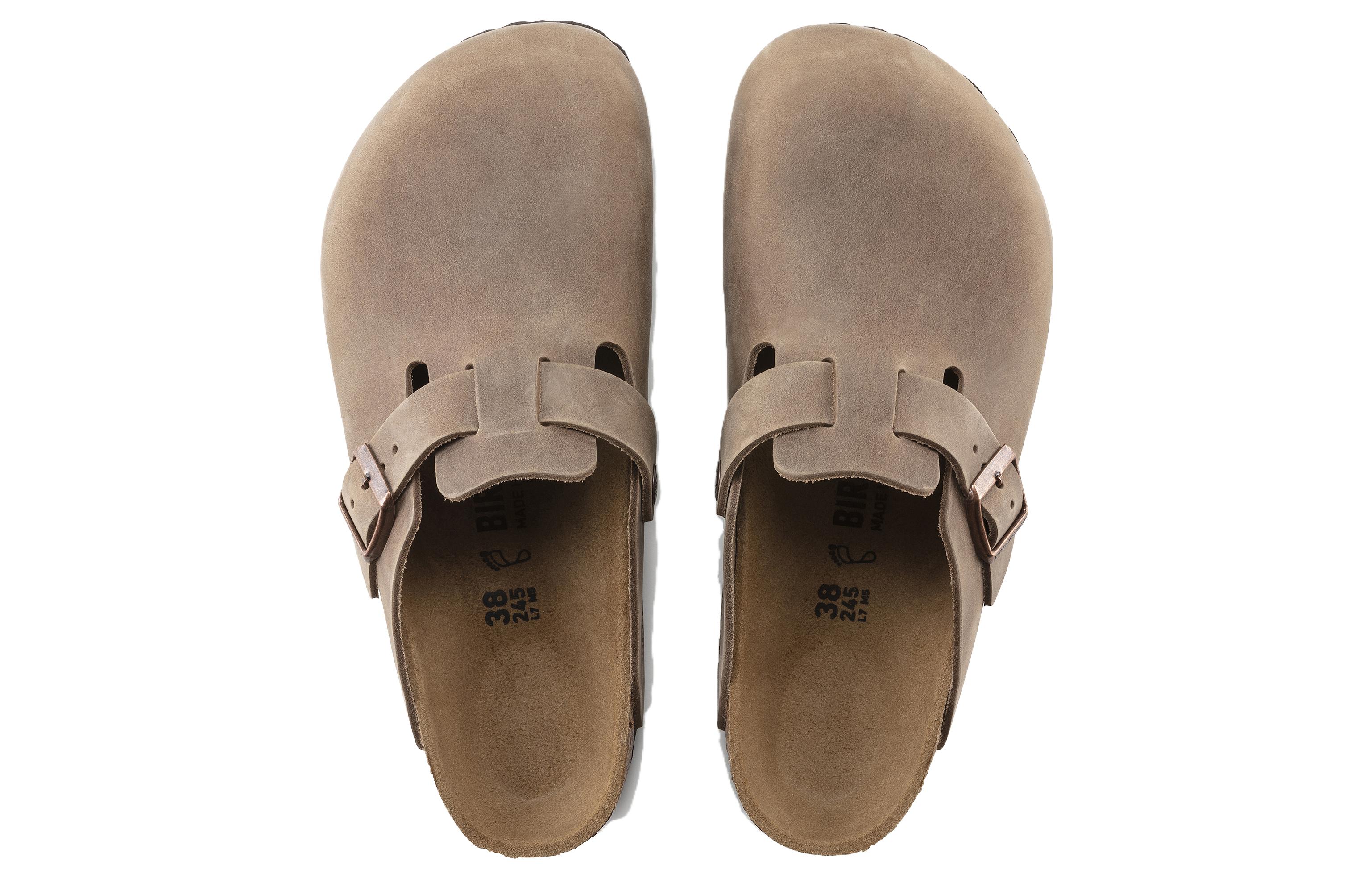 Details for Birkenstock Boston Schmal 0960813 ''Geöltes Leder Tabakbraun'' 0960811/0960813