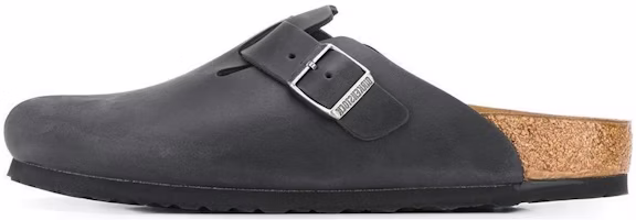 Birkenstock Boston Narrow 'Oiled Leather Black' 0059463 Birkenstock Boston Narrow 'Oiled Leather Black' 0059463