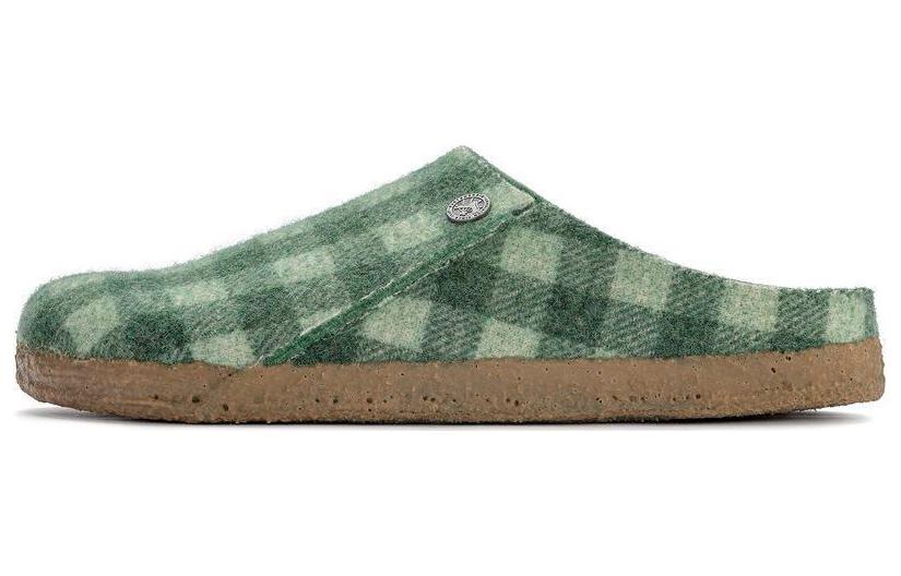 Birkenstock Boston Narrow 'Plaid Green'