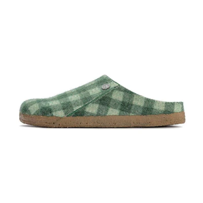 Birkenstock Boston Narrow 'Plaid Green'