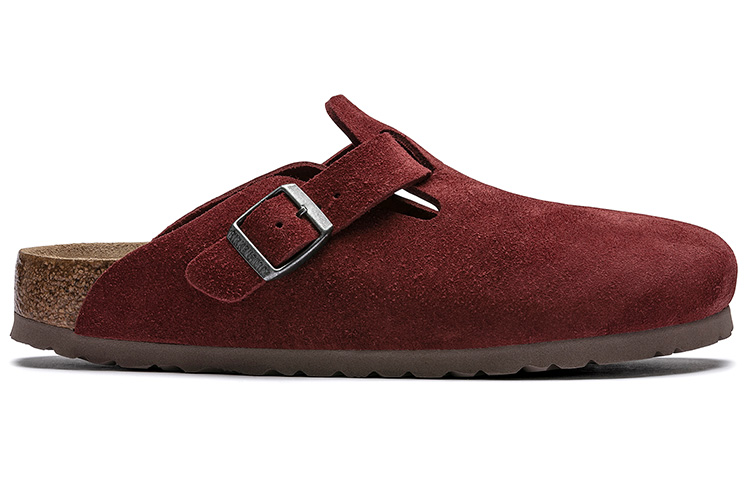 Birkenstock Boston Narrow 'Suede Red' 圖 2