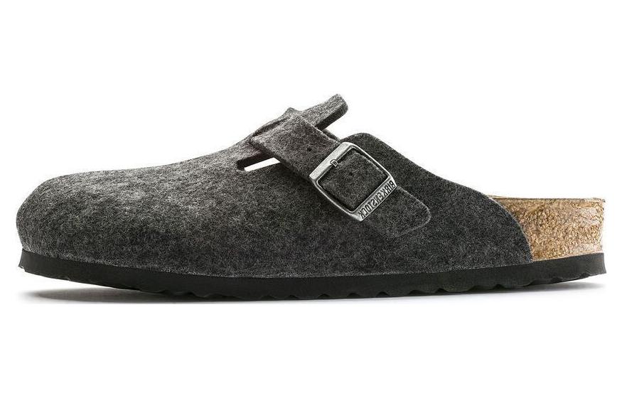 Birkenstock Boston Narrow 'Wool Felt Anthracite' 圖 2