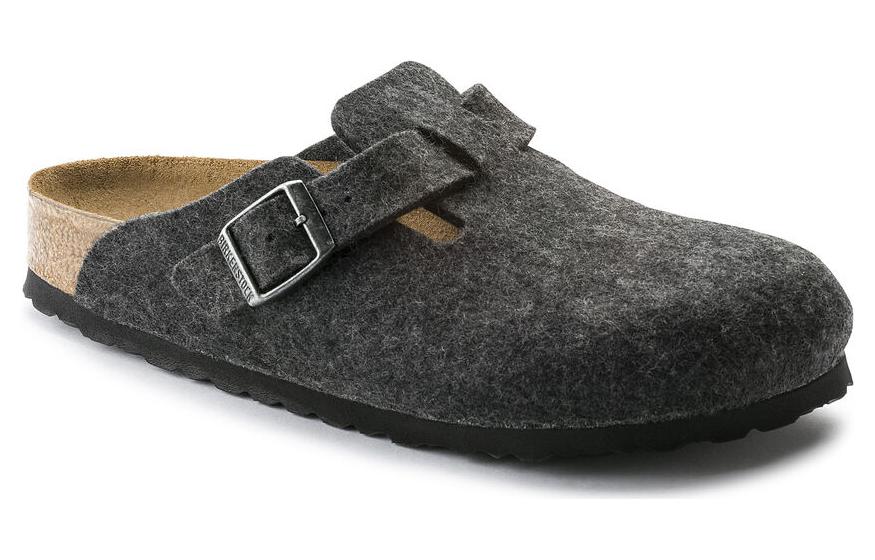 Birkenstock Boston Narrow 'Wool Felt Anthracite' 圖 3