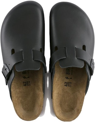 Birkenstock 皮革包頭拖鞋 男女同款 黑色 常規 Order Birkenstock 皮革包頭拖鞋 男女同款 黑色 常規