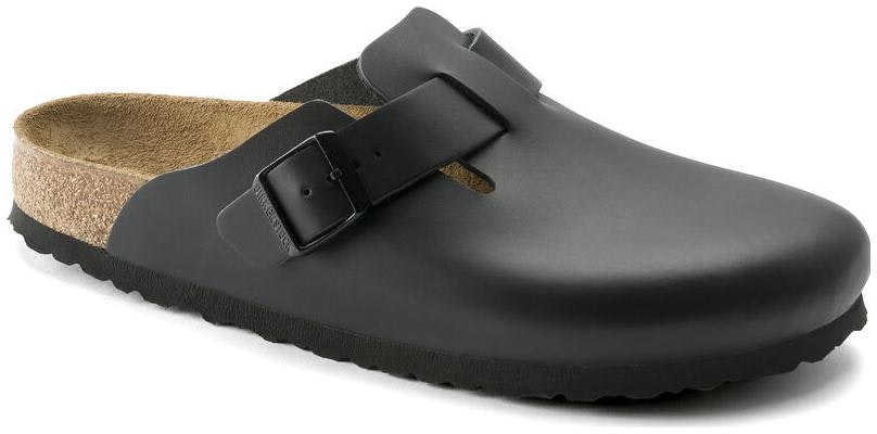 Birkenstock 皮革包頭拖鞋 男女同款 黑色 常規 Lookbook Birkenstock 皮革包頭拖鞋 男女同款 黑色 常規
