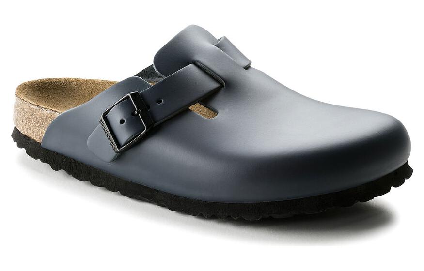Birkenstock Boston Natural Leather 'Blue' 圖 3