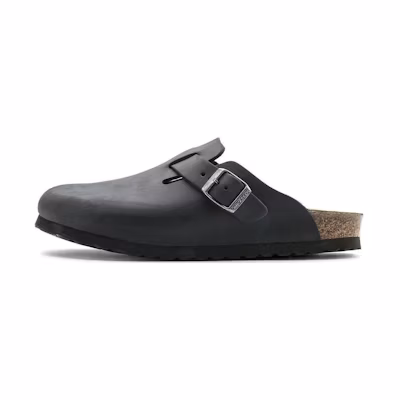 Birkenstock Boston Oiled Leather 'Black'