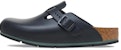 Sandal Kulit Asli Birkenstock Boston Pro 'hitam' 1025979