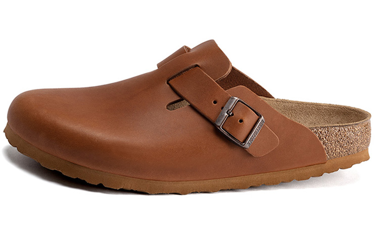 Birkenstock Boston Regular 'Leather Brown'