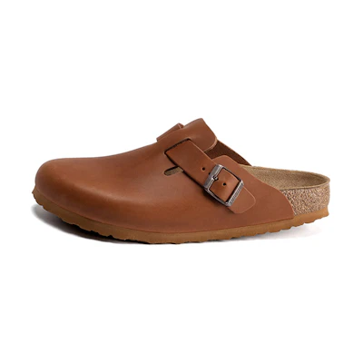 Birkenstock Boston Regular 'Leather Brown'