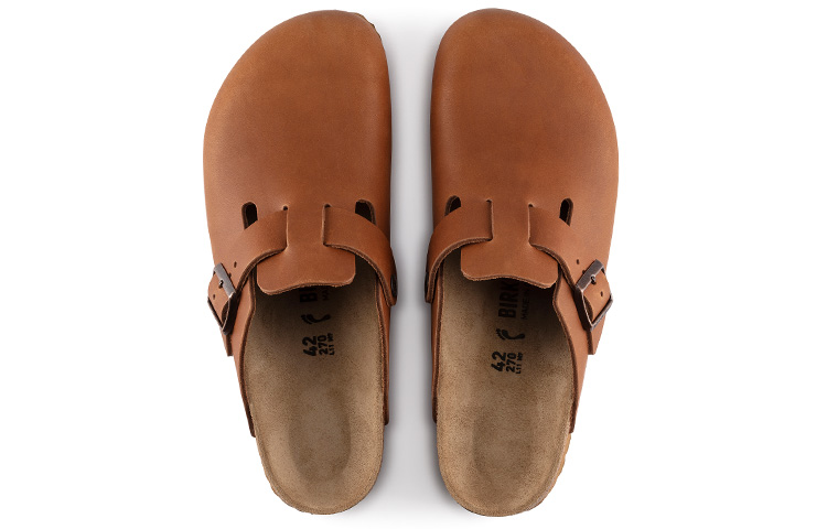Birkenstock Boston Regular 'Leather Brown' 圖 4