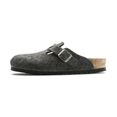 Birkenstock Boston Regular 'Wool Felt Anthracite'