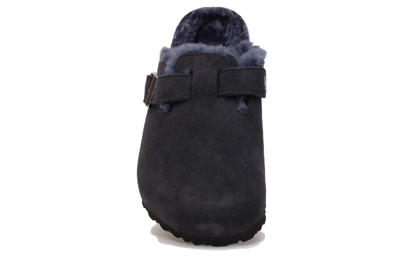 Lookbook Birkenstock Boston Shearling Ante Midnight Azul Oscuro 1020594/1020584
