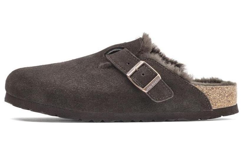 Birkenstock Boston Shearling Suede Mocha 1020567/1020529