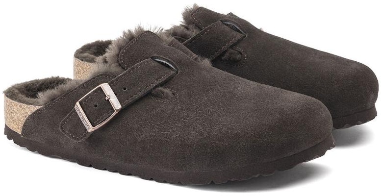 Birkenstock 麂皮舒適休閒棉拖 男女同款 咖啡色 Lookbook Birkenstock 麂皮舒適休閒棉拖 男女同款 咖啡色